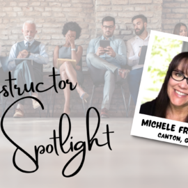 A group of people sitting in front of each other.