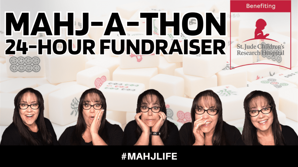 Mahj-a-thon fundraiser for St. Jude's Hospital.