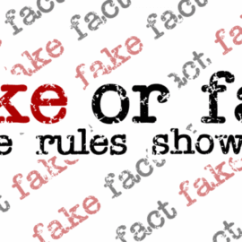 Fake or fact: house rules showdown.