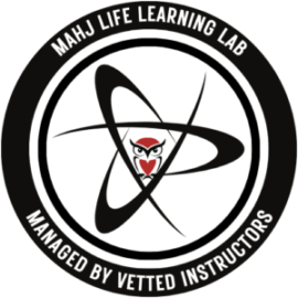 Mahj Life Learning Lab logo with owl.