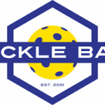 Pickle Bar logo with yellow pickleball design.